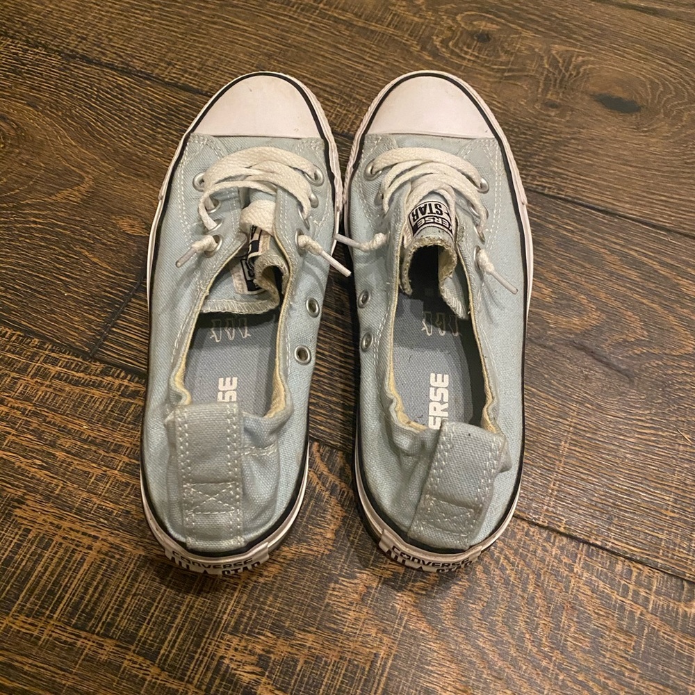Light blue converse